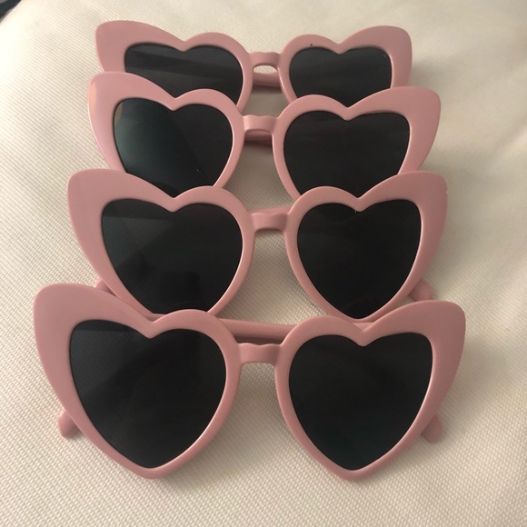 Accessories - Four pack of heart sunglasses